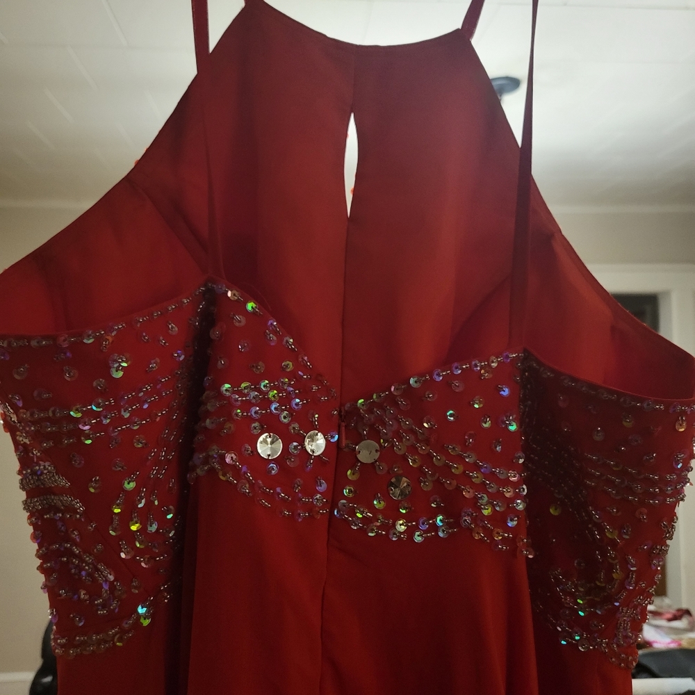 Red Prom Gown 18w